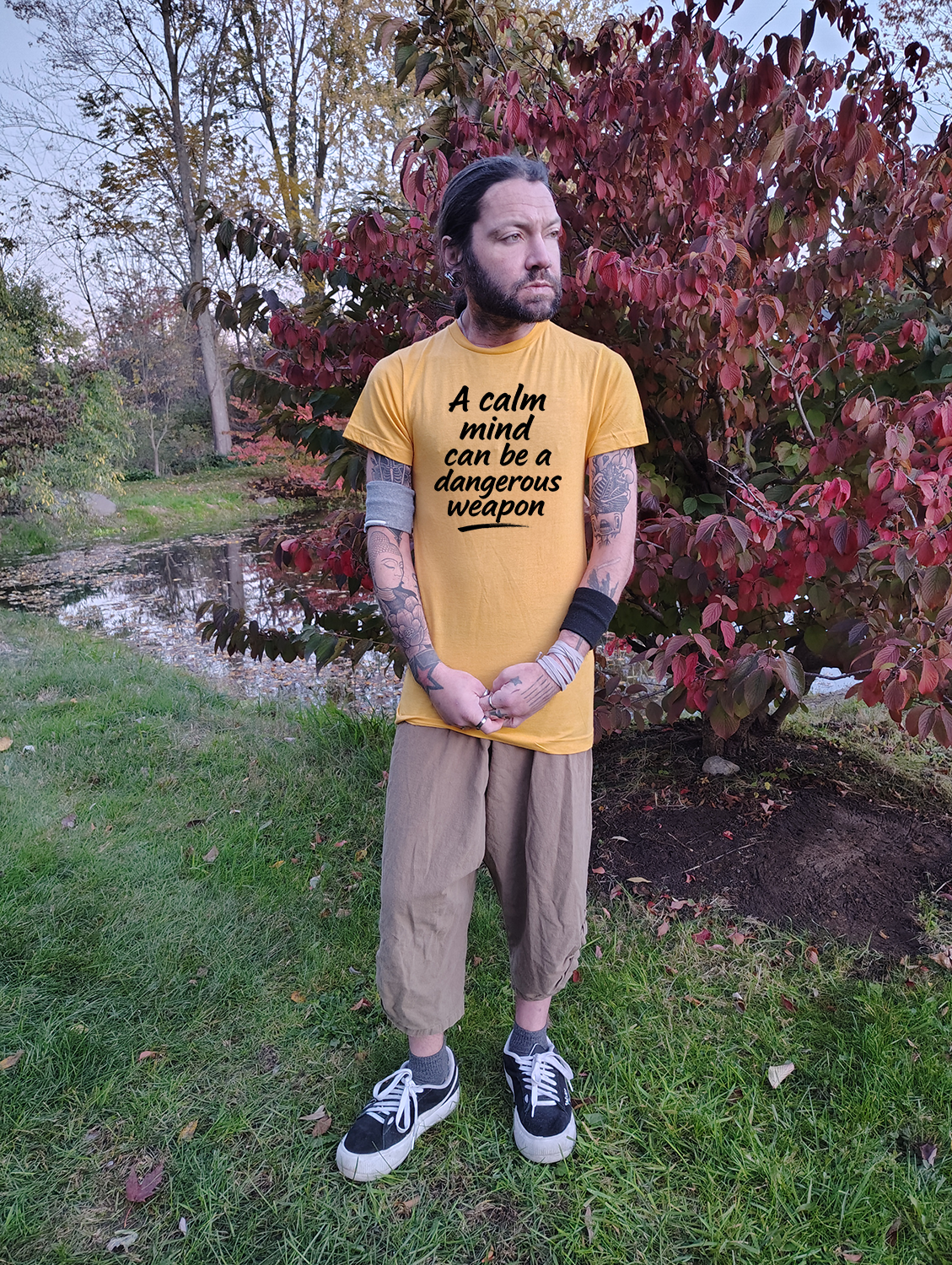 A calm mind can be a dangerous weapon shirt