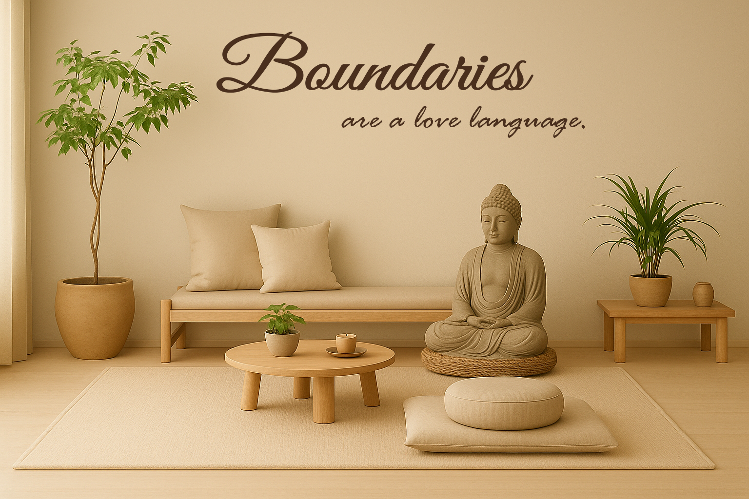 Boundaries are a love language // Wall Decor