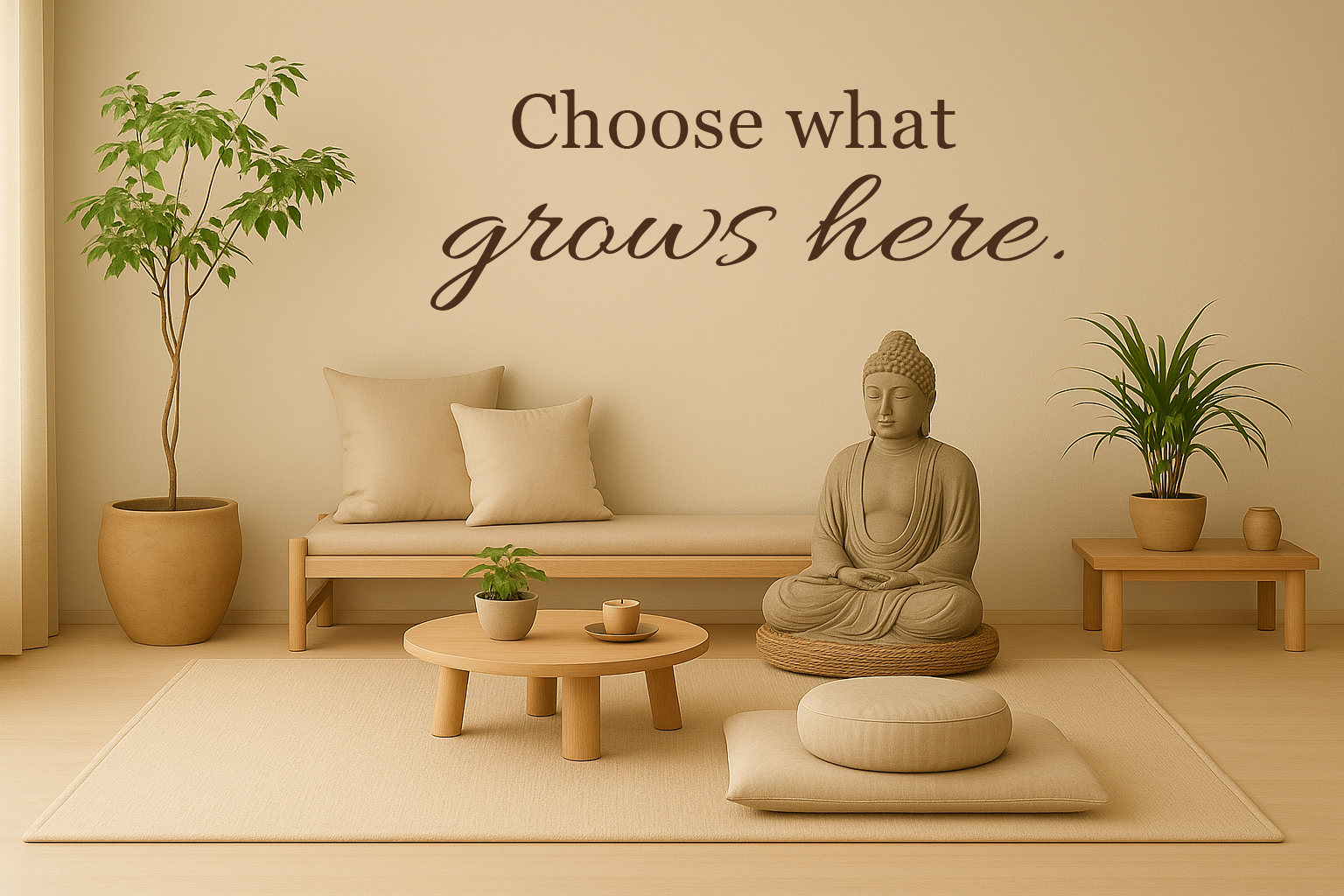 Choose what grows here // Wall Decor