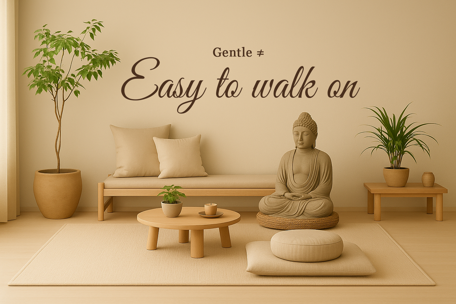 Gentle doesn't mean easy to walk on // Wall Decor