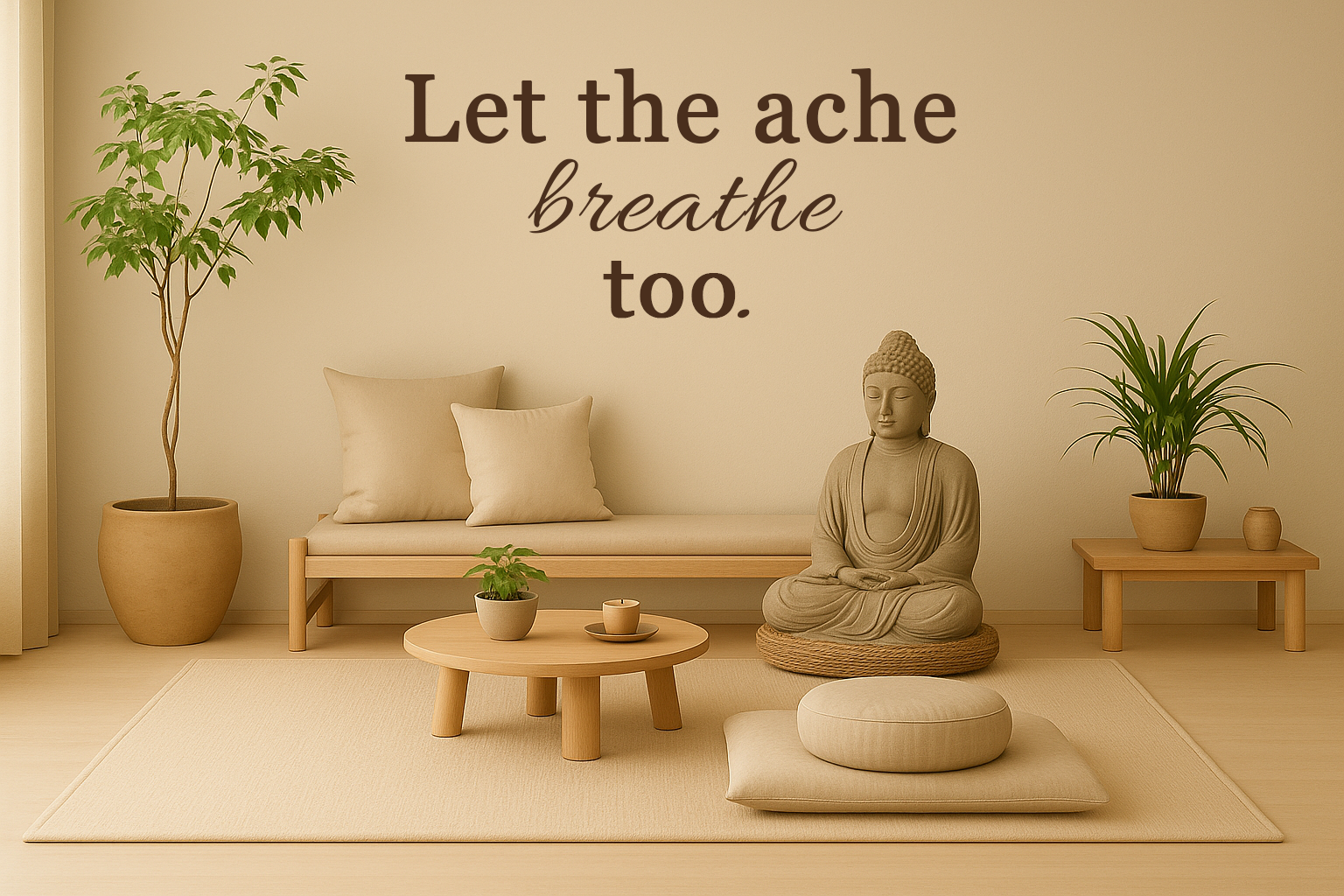 Let the ache breathe too // Wall Decor