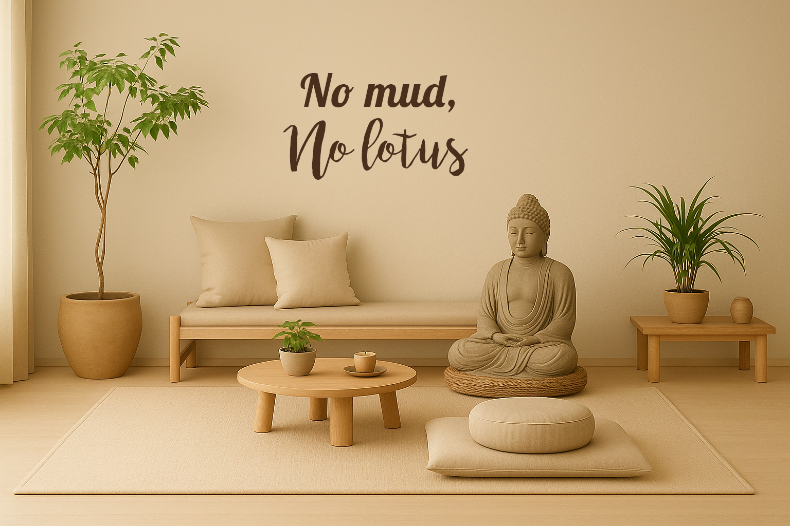 No mud, no lotus // Wall Decor