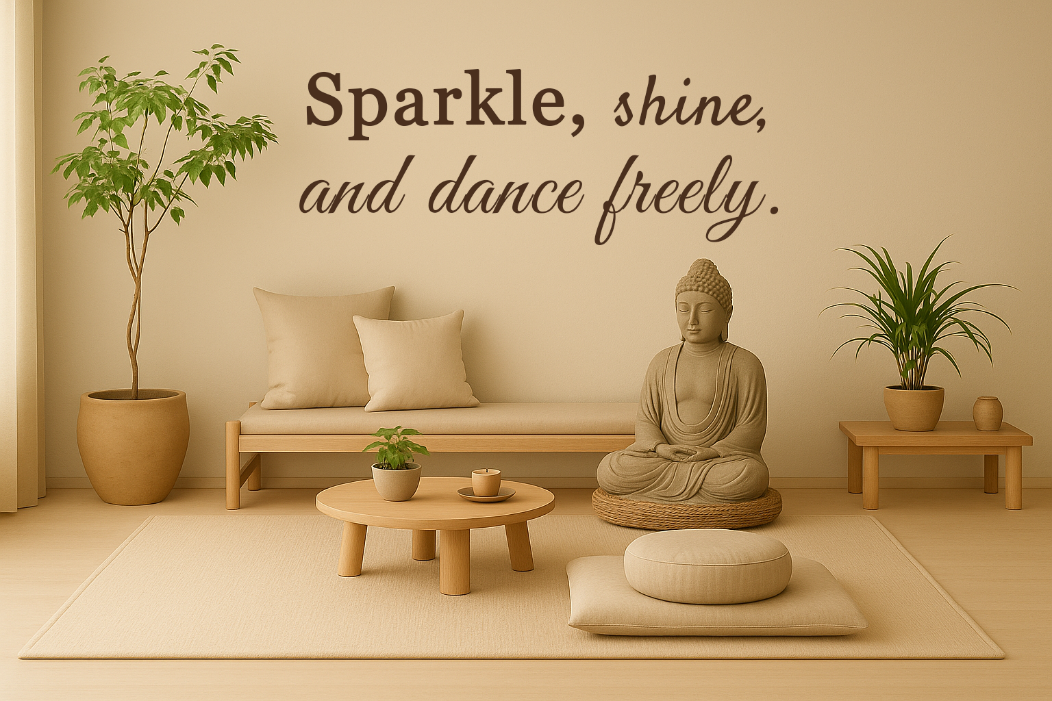 Sparkle, shine and dance freely // Wall Decor