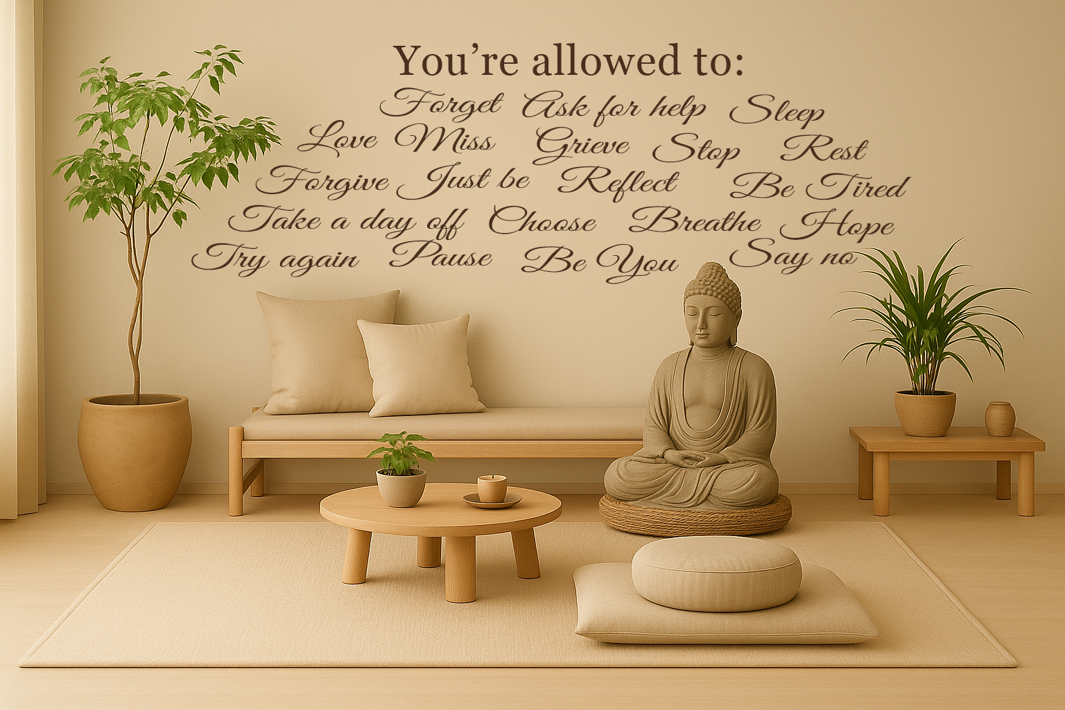 You're allowed to: "choose what applies" // Wall Decor