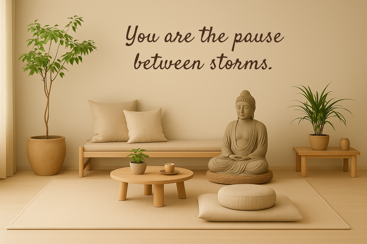 You are the pause between storms // Wall Decor